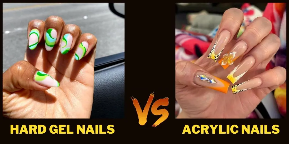 Hard Gel Nails vs Acrylic Nails